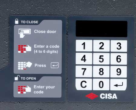 cisa-eSIGNO-safe-keypad